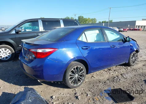2014 Toyota Corolla S Plus z USA, uszkodzony, nr VIN 2T1BURHE0EC097067